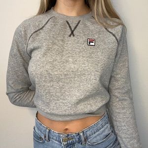 FILA Gray Sweatshirt w Logo